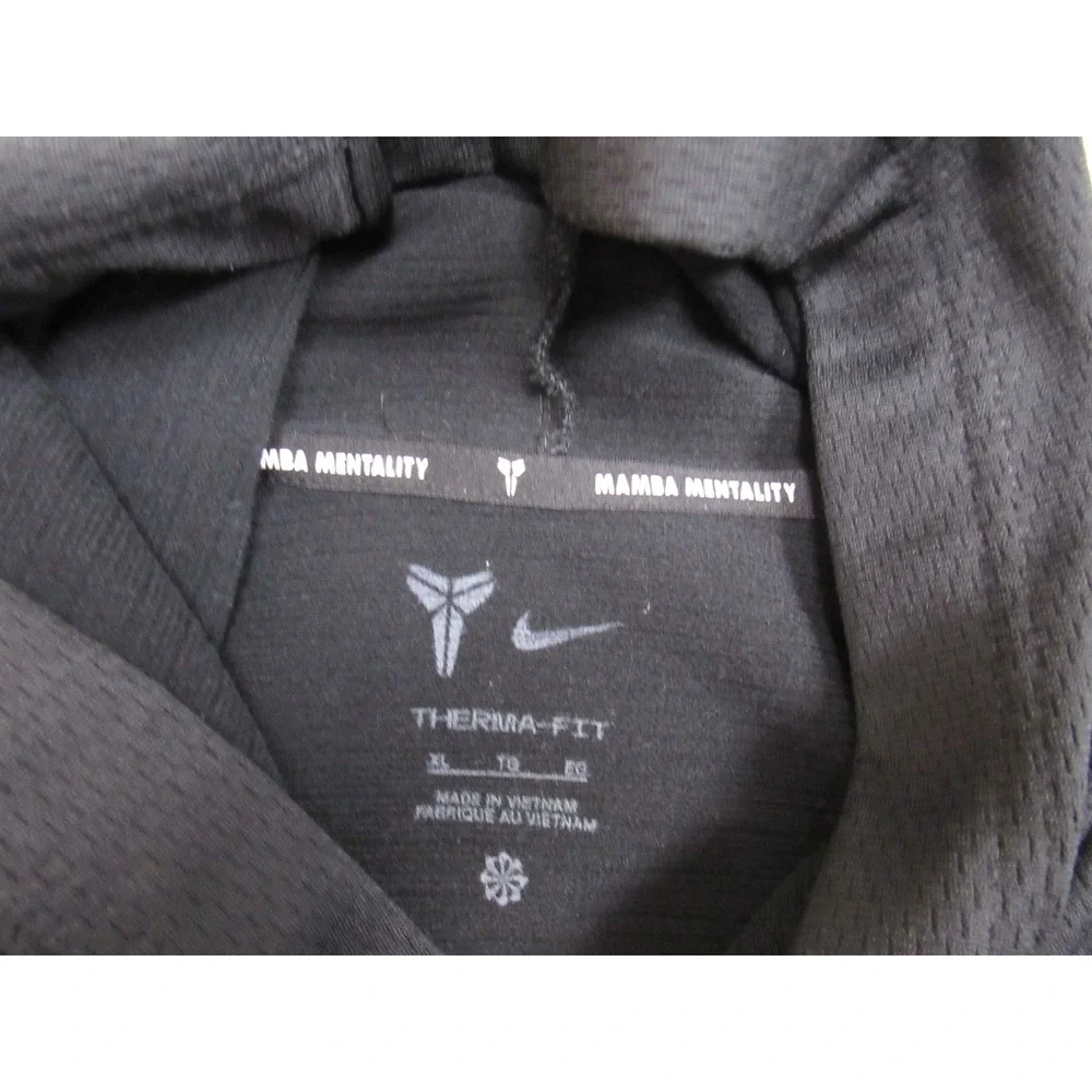 Nike Kobe Bryant Mamba Mentality Therma-FIT Hoodie Black Kids XL HJ1028-010